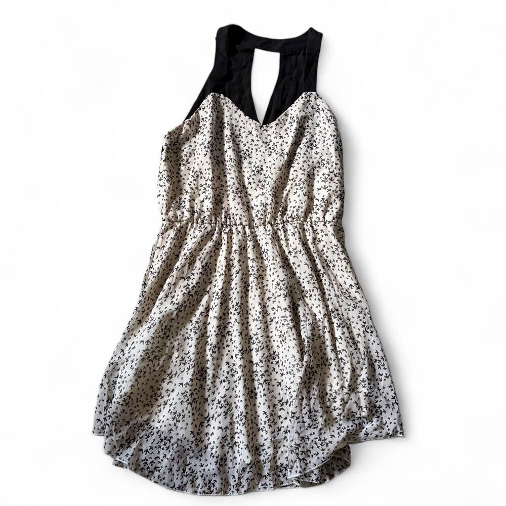 Final-touch Women's Black and Cream Dress